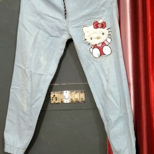 Cute Denim Jogger For Women