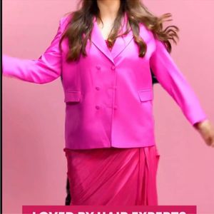 Custom Hot Pink Blazer By Ankita Bajaj Label