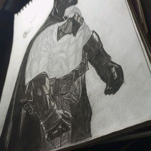 Charcoal Batman Sketch
