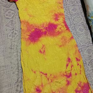 A Shining Yellowish Kurta