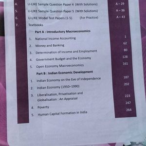 Class 12th Macro Economics Sample Paper By U-like