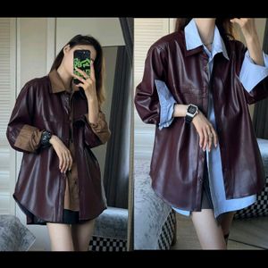 NEWME COMBO Set Leather DRESS And JACKET With Tag