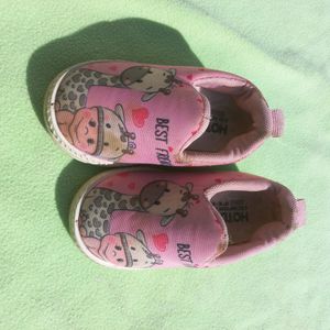 Shoes Baby Girl Pink Color Cartoon