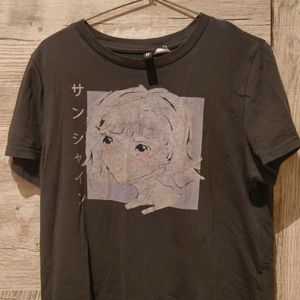 H&M Anime T Shirt