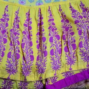 Colorful Flared Skirt