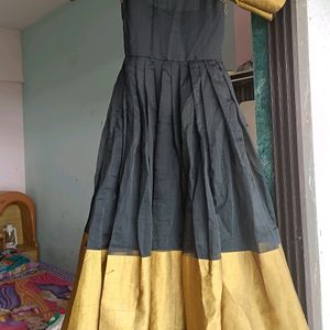 Black Gold Ethnic Gown