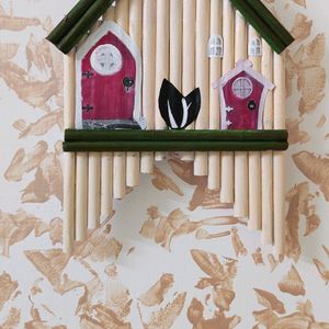 Room Decor Hut Shape Wall Hanging Item