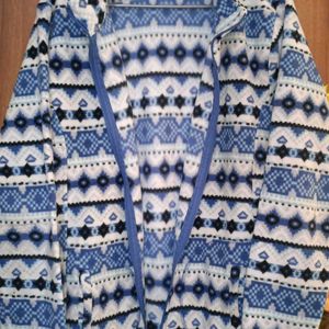 Printed warm jacket for womens