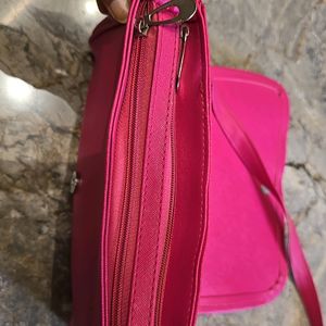 Pink Sling Bag 3d Print