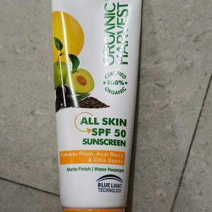 Organic harvest Sunscreen Spf50