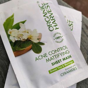 Combo Of New Organic Harvest Face Masks