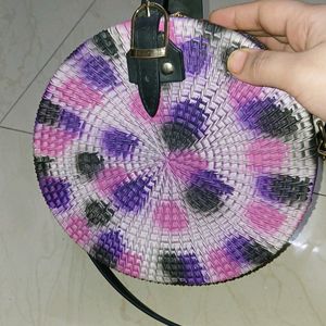 Slingbag Round Shape Mix Shade Colour