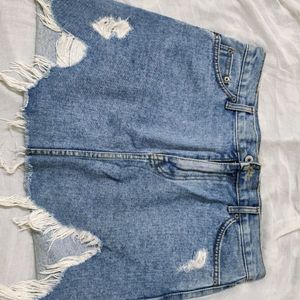 Denim Skirt And Top