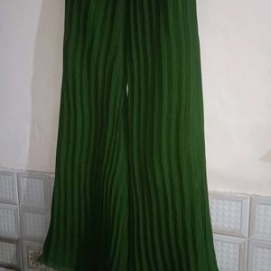 Green. Nayra Cut Kurti Plazzo Set