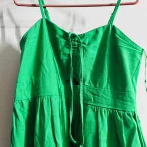 Zudio Green Midi Dress