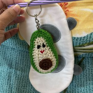 Avocado Keychain/bag Charm