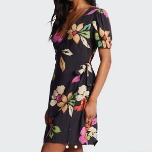 Billabong Hot Tropics Mini Wrap Dress