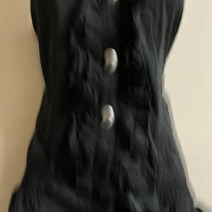 Korean Black Playsuit