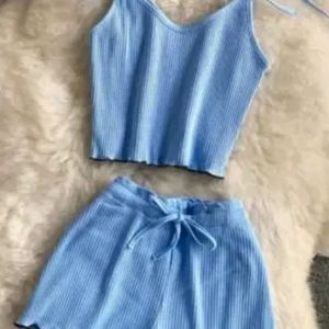 Light Blue Sexy Night Wear