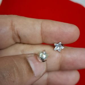 Star Shape Studs Silver