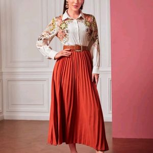 Brand new Shien Pleated Long Skirt