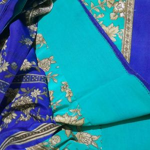 Crepe Synthetic Saree