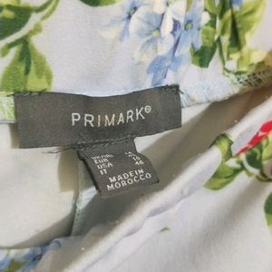 Primark Fitted Floral Midi Dress For Womens