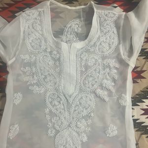 White Kurti