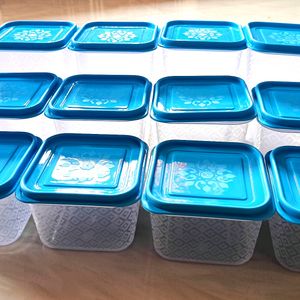 Plastic Storage Jar and Container  Square Containe