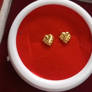 One Gram Gold Earrings