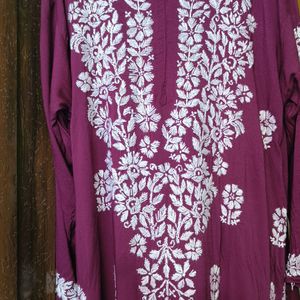 Heavy Modal Chikankari Kurti