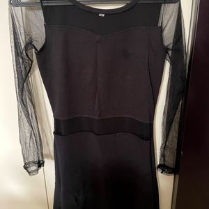 [price drop] women western black dress trendy