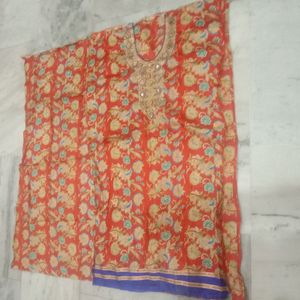 Multi Colour Kurti Material