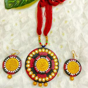 Handmade Terracotta Jewellery Set