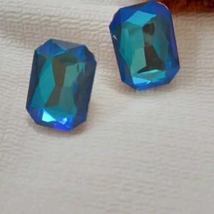 Blue crystal jewelry