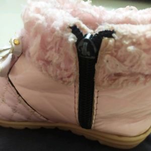 Pink Colour Baby Shoes