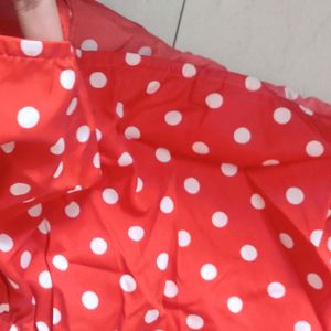 Red Polka Dot Crop Top