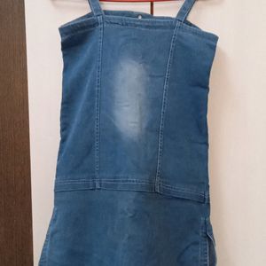 Girls Denim Frock...