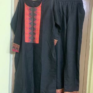 Kurta Pant Set With Heavy Dupatta