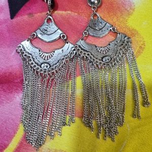 Silver Lookalike Hanging Earings