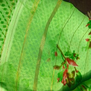 Zari Saree (Green)