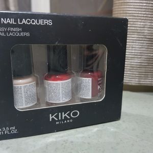 Kiki Milano Nail Laquer Set Of 3