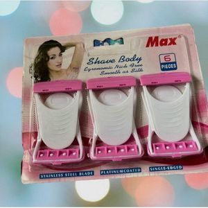 Body Razor Hair Remover Pack Of 6