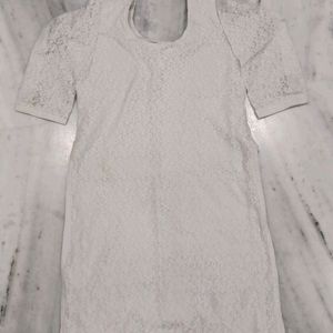 A Simple White Kurti