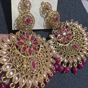 Pink Designer Earrings