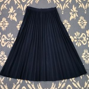 SHEIN pleated midi skirt