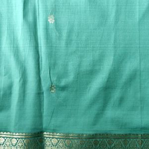 Soft Olive Green Saree