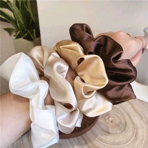 2 FLUFFY SATIN SCRUNCHIES