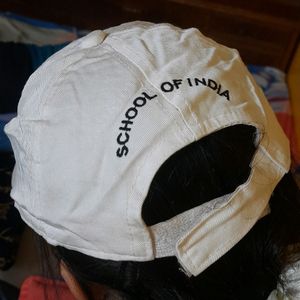 Unisex White Cap