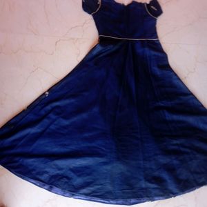 Beautiful Navy Blue Cotton Kurti